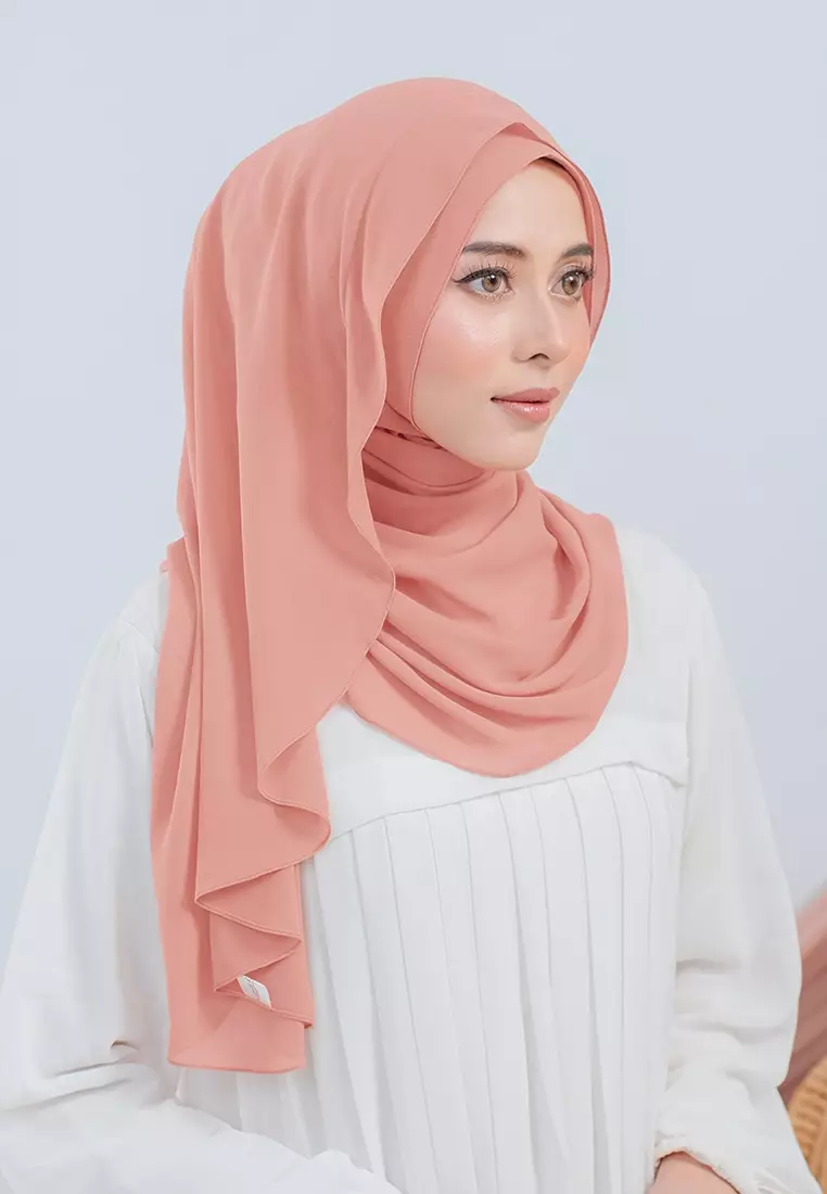 HIJAB INSTAN LUBNA - SALMON