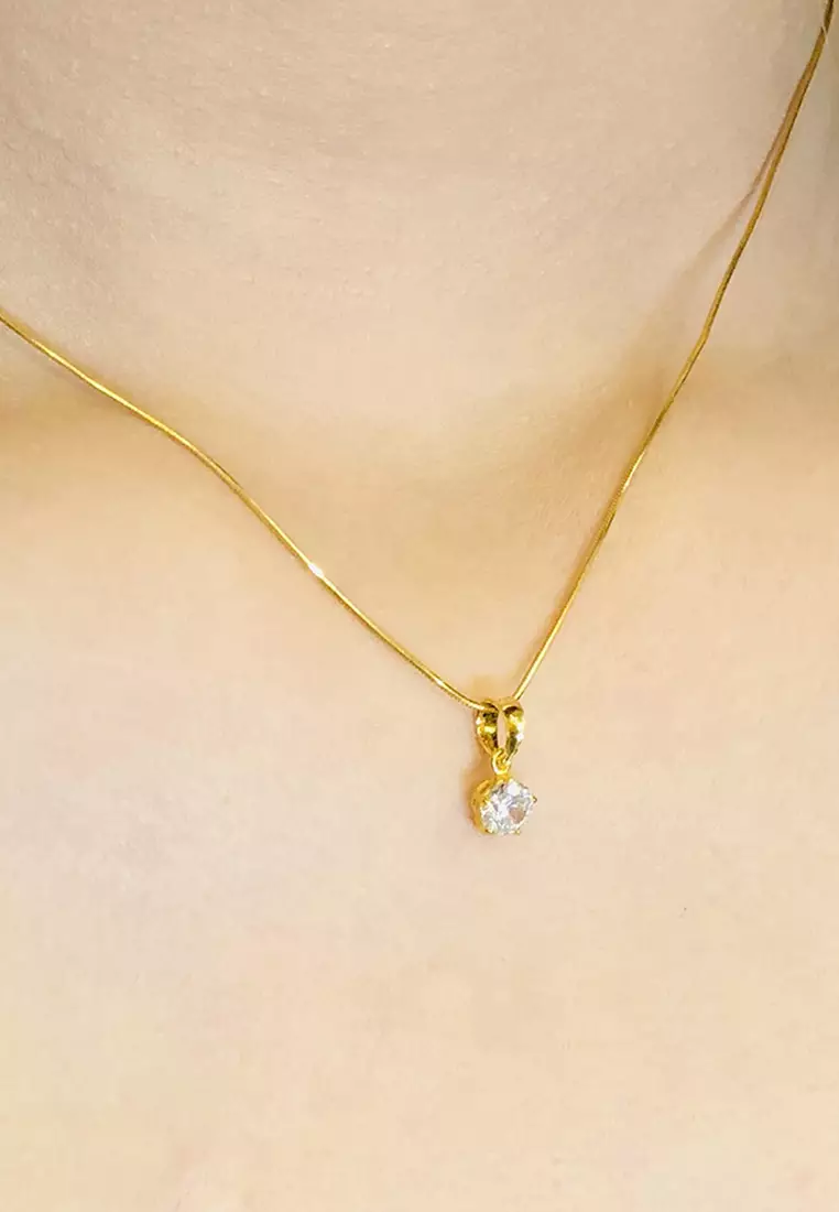 Arthesdam Jewellery Arthesdam Jewellery 916 Gold Starry Solitaire