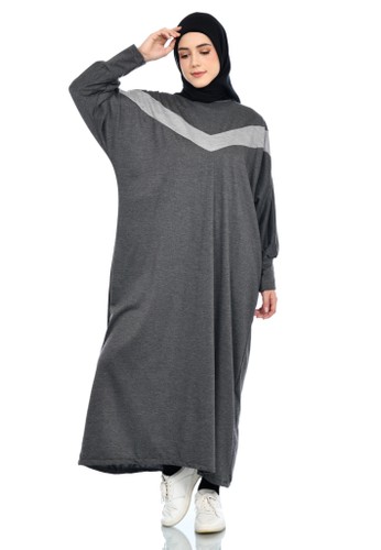 Mybamus grey Mybamus Jenny Casual Dress Dark Gray M16738 R22S4 97560AA588FFACGS_1
