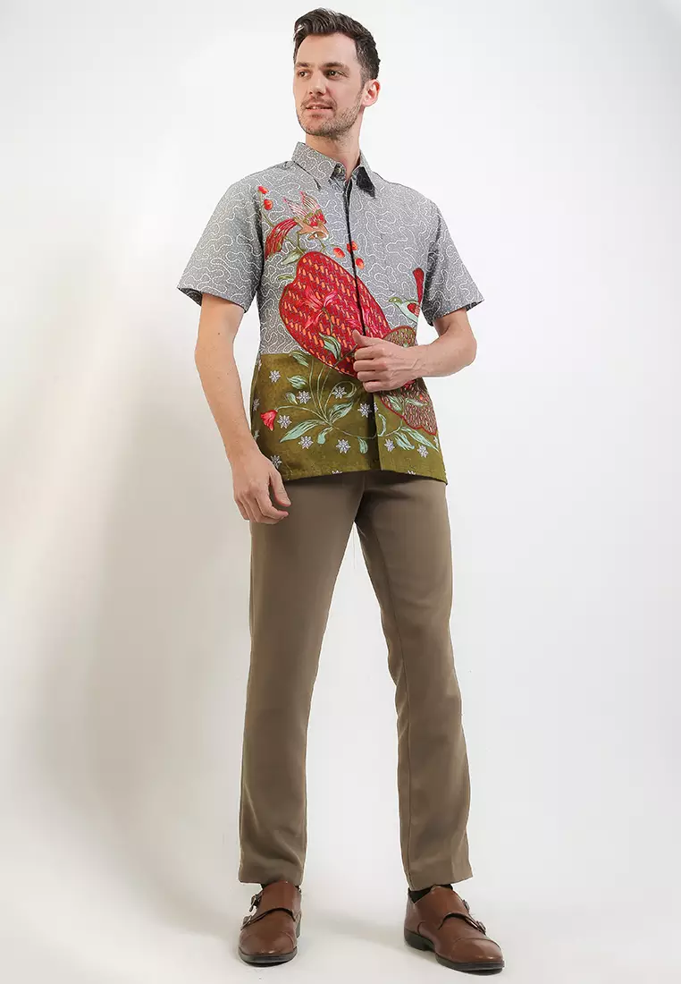 Hem Batik Body Fit Teratai Air