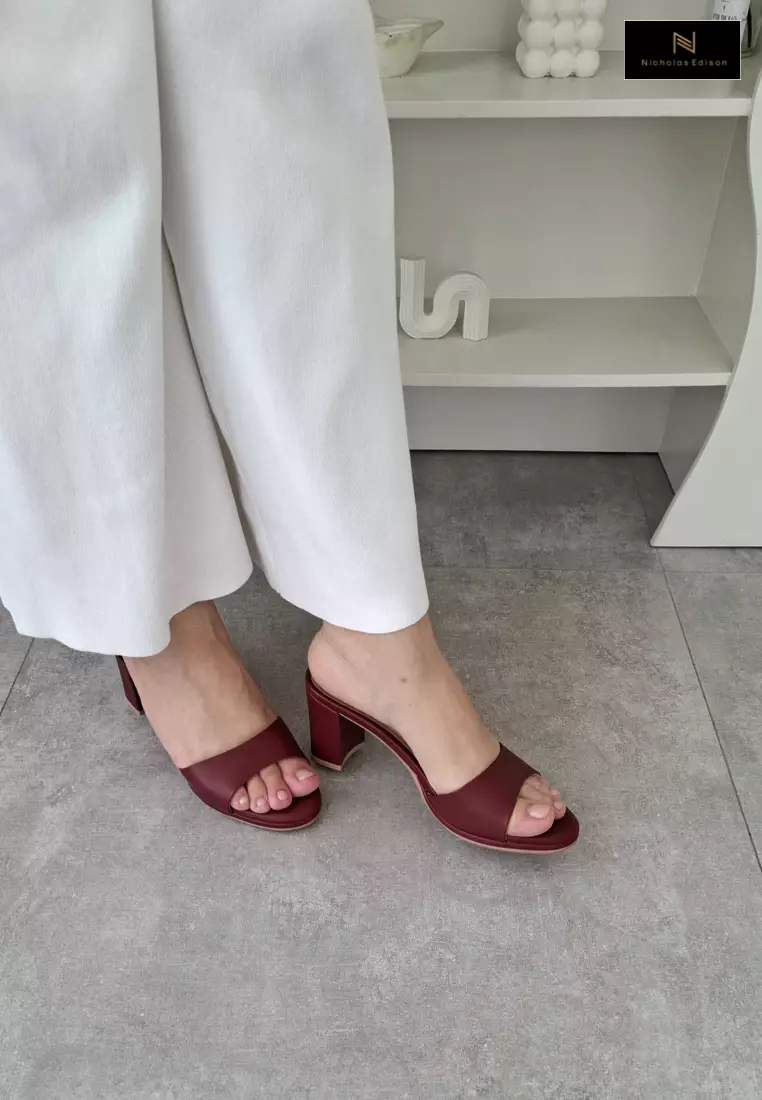 Nicholas Edison Heel Kanaya Maroon