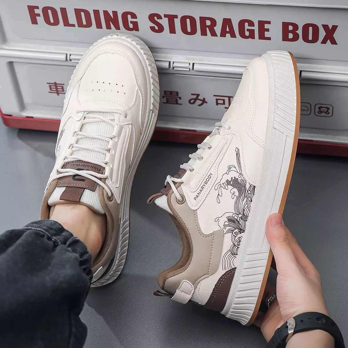 Sepatu Stylist Pria Sneakers Street Style Cowok Keren JB351