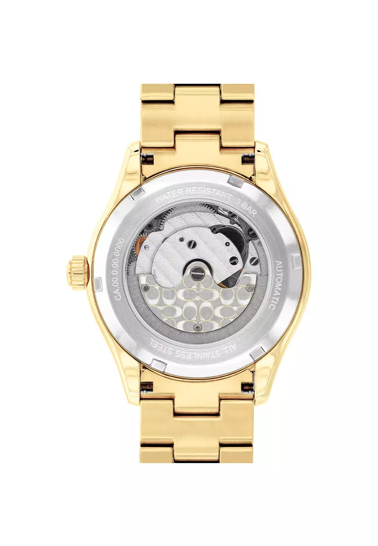 Brooks Gold Stainless steel Bracelet Analog Watch CO-14504487