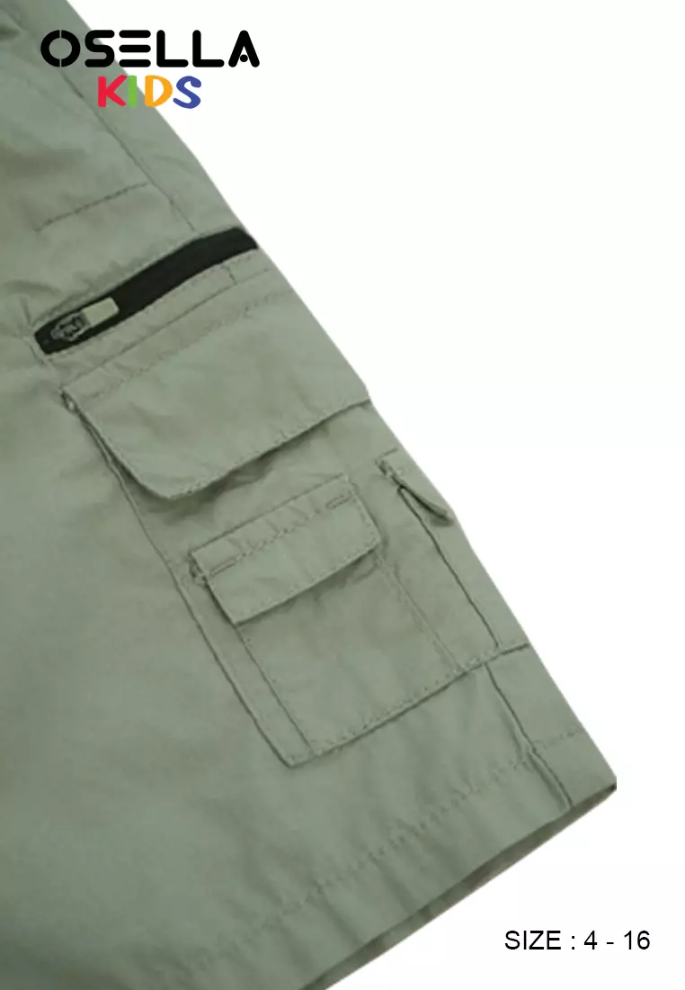 [NEW] Osella Kids Active Wear Cargo Short Pants 228640019 | Celana Pendek Anak Laki-Laki