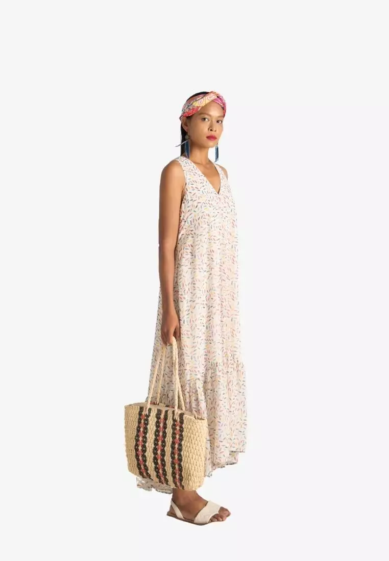 Buy F2 - Fashion and Freedom New Linen New Horizon Maxi Chiffon Dress 2026  Online | ZALORA Philippines