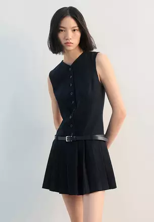 short dark blue dresses Navy Blue Short Bridesmaid Dresses Simple Navy Blue Short Prom Dress  Juniors Homecoming Dress GDC1317 main image 1