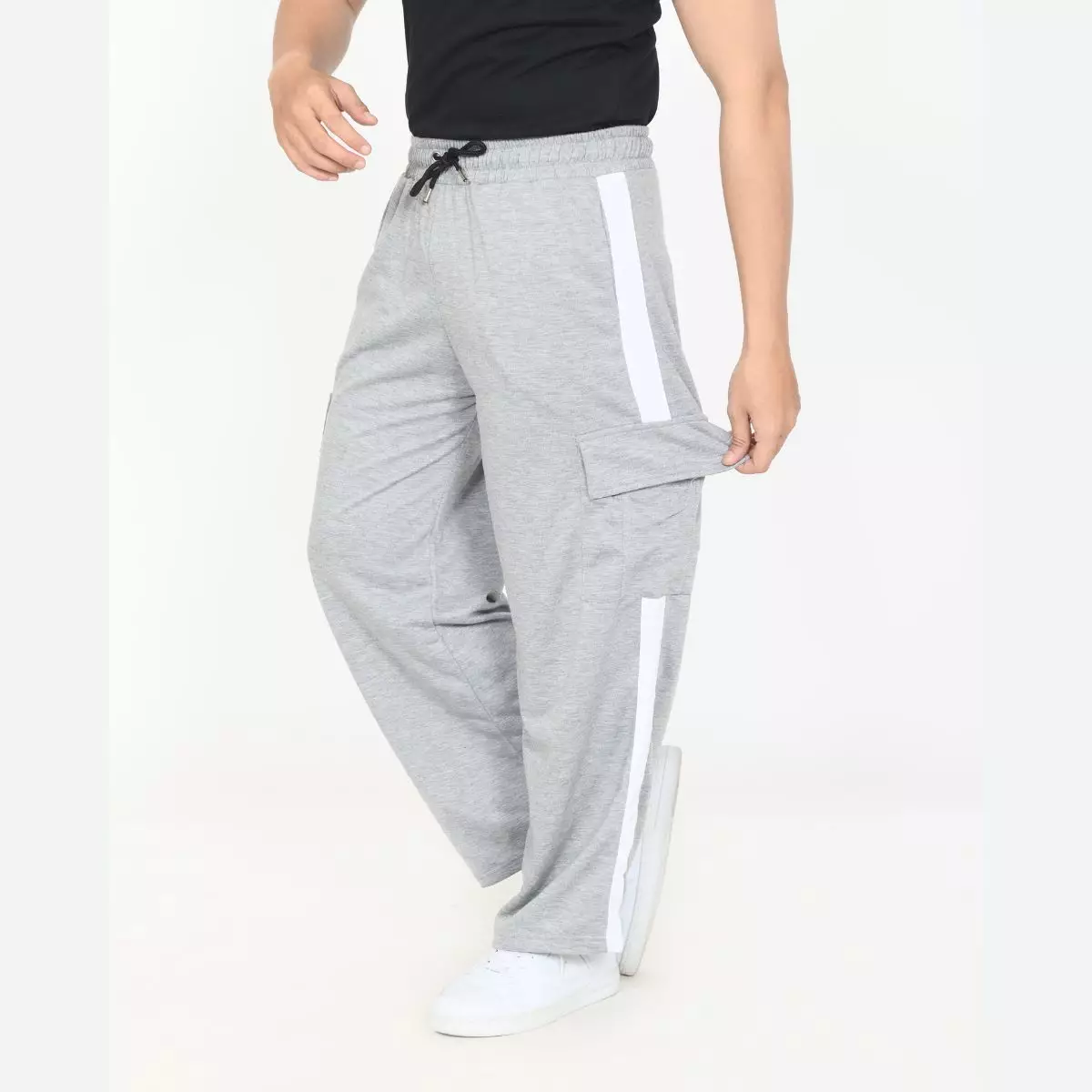 Ray Cargo Pant Men's [ABU MUDA] Celana Training Sporty Pria Size M-XXL Panjang 100 cm