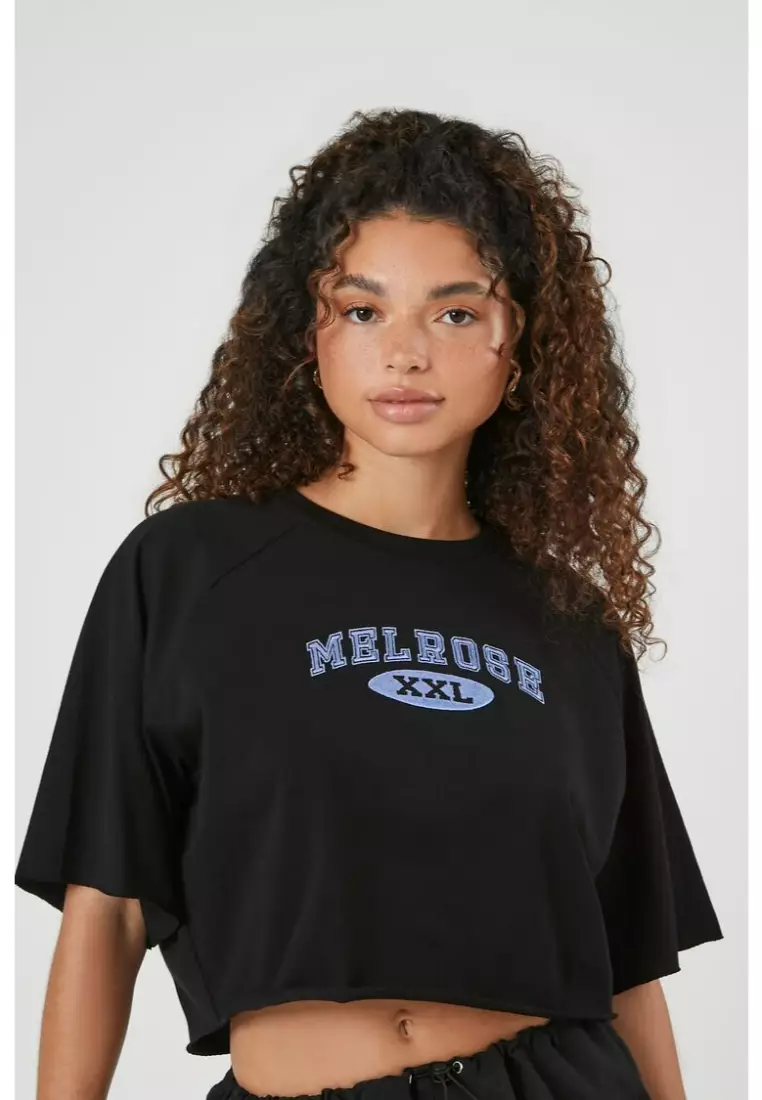 Cropped Melrose Graphic Tee