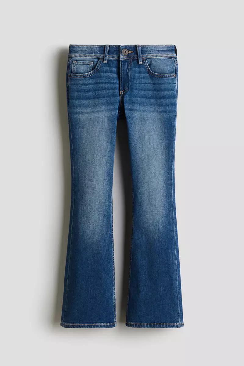 Flared Leg Low Jeans
