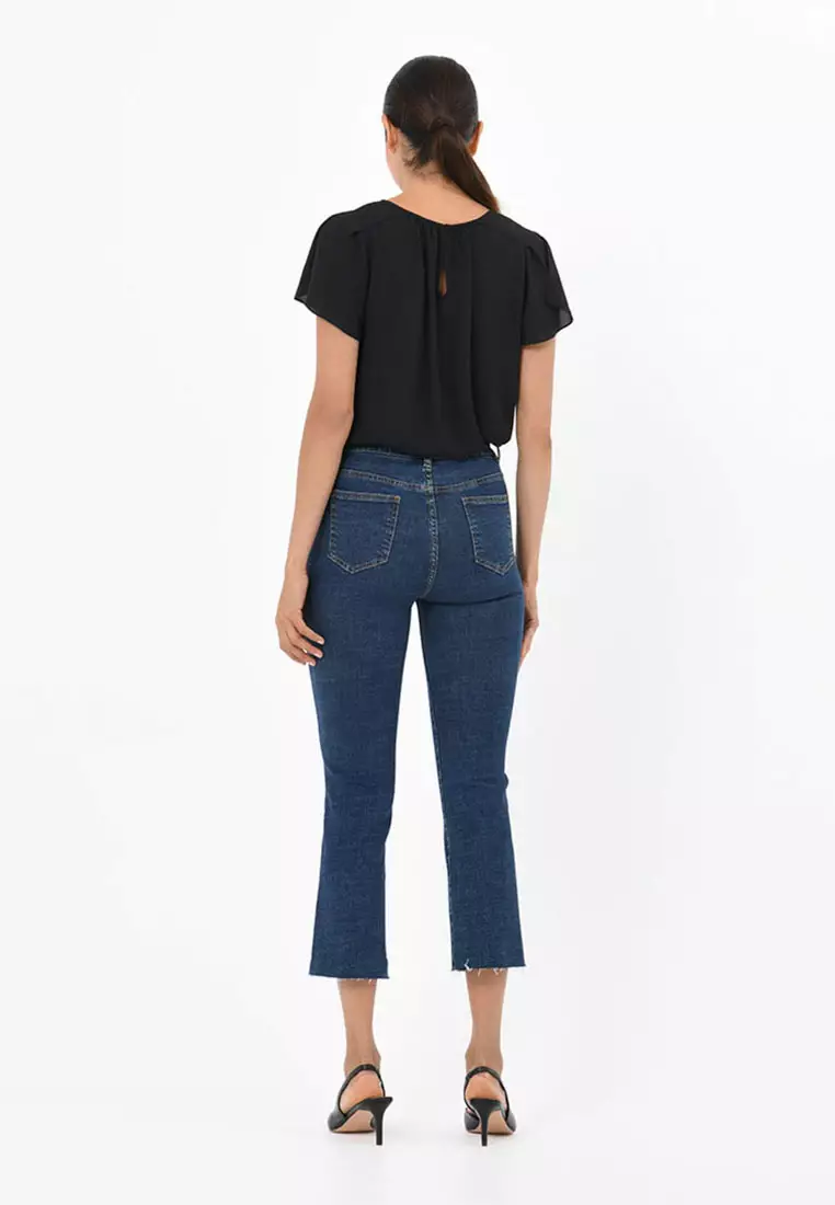 Rosario Cropped Flare Jeans