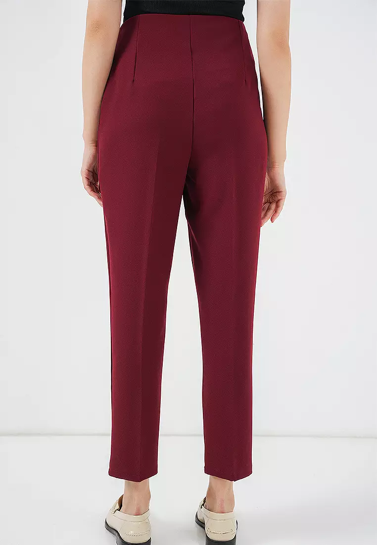 High Waist Ankle Trousers