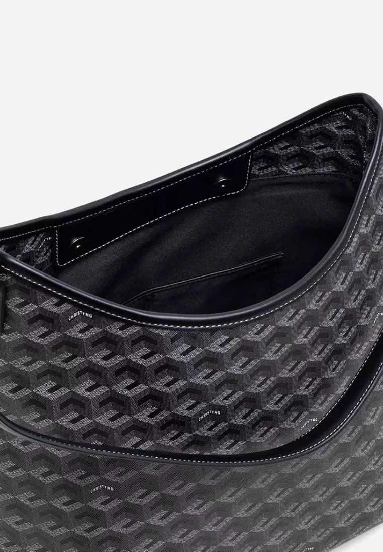 Alesso Large Hobo Bag Black