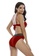 LYCKA red LKL7049-European Style Lady Swimsuit-Red 763FEUS9F2824AGS_3