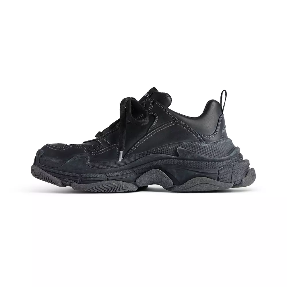 Triple S Sporty Sneakers Black