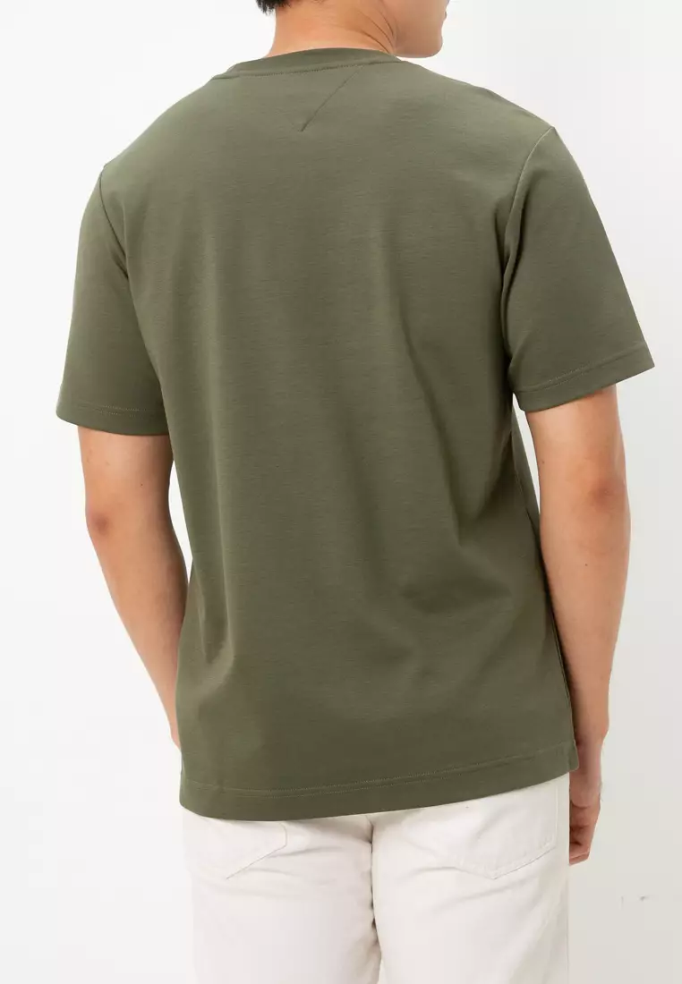 Flag Icon Embroidery Interlock T-Shirt - Tommy Mainline