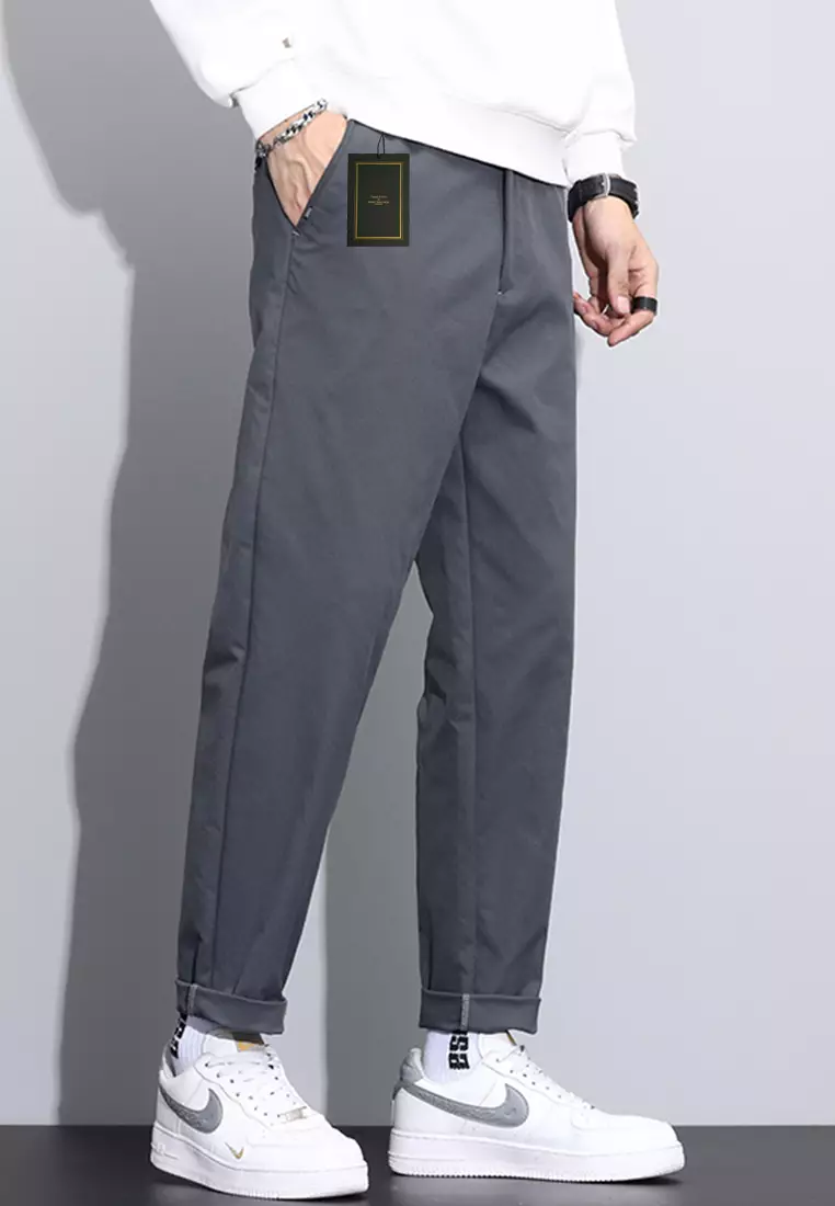 Tapered Mid Waist Suit Pants AY-L9875