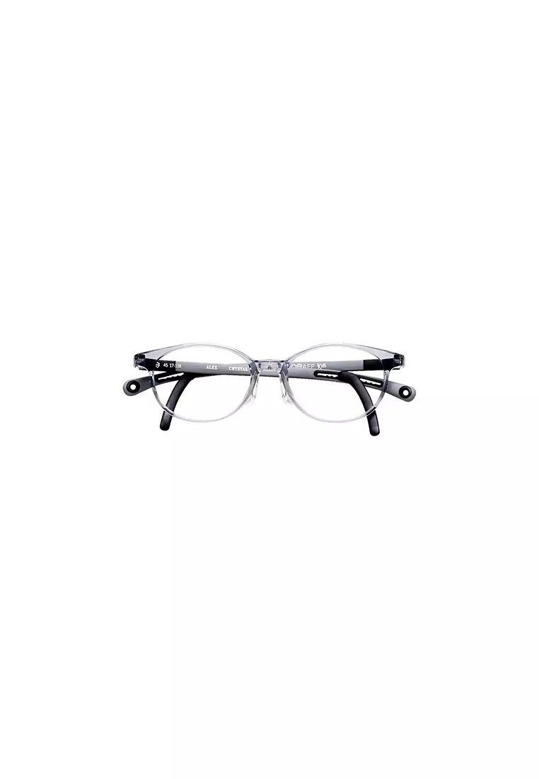 Alex Kids (Flexible TR Eyeglasses) Anti-Radiation Computer Eyeglasses - Crystal