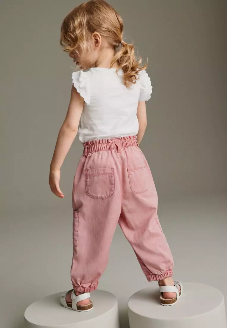 Pink trousers next hotsell