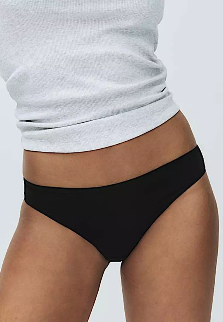 5pk Microfibre Low Rise Bikini Knickers