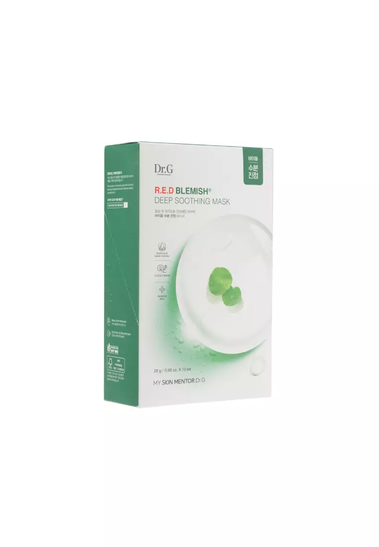 Dr. G 深層舒潤鎮靜修護補水面膜 (10件裝)
