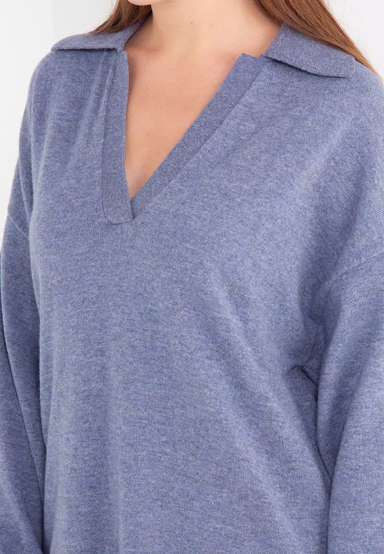 Striped Top Vestido Other Stories Relaxed Polo Shirt Mini Para