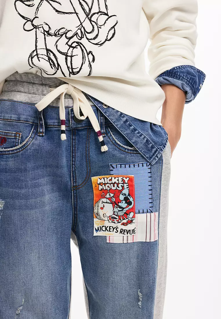 Buy Desigual Desigual Woman Desigual cropped denim jogger pants