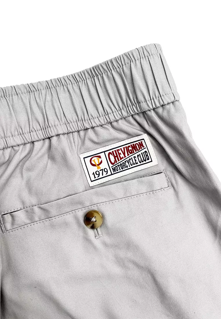 男裝 標準修腳 彈力棉涼感休閒褲