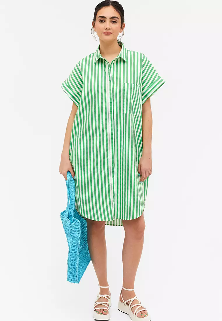 Buy Monki Oversized Midi Shirt Dress 2023 Online ZALORA Singapore