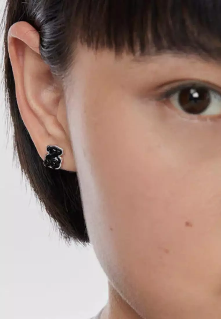 Tous TOUS Bold Bear Silver Earrings with Onyx 2024 | Buy Tous Online |  ZALORA Hong Kong
