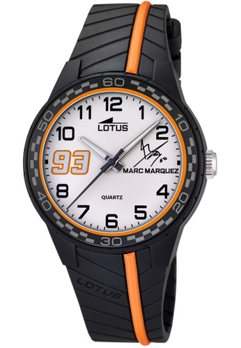 Lotus Marc Marquez Edition LOT L18106/4 Chronograph Women's Watch White Black Orange Rubber
