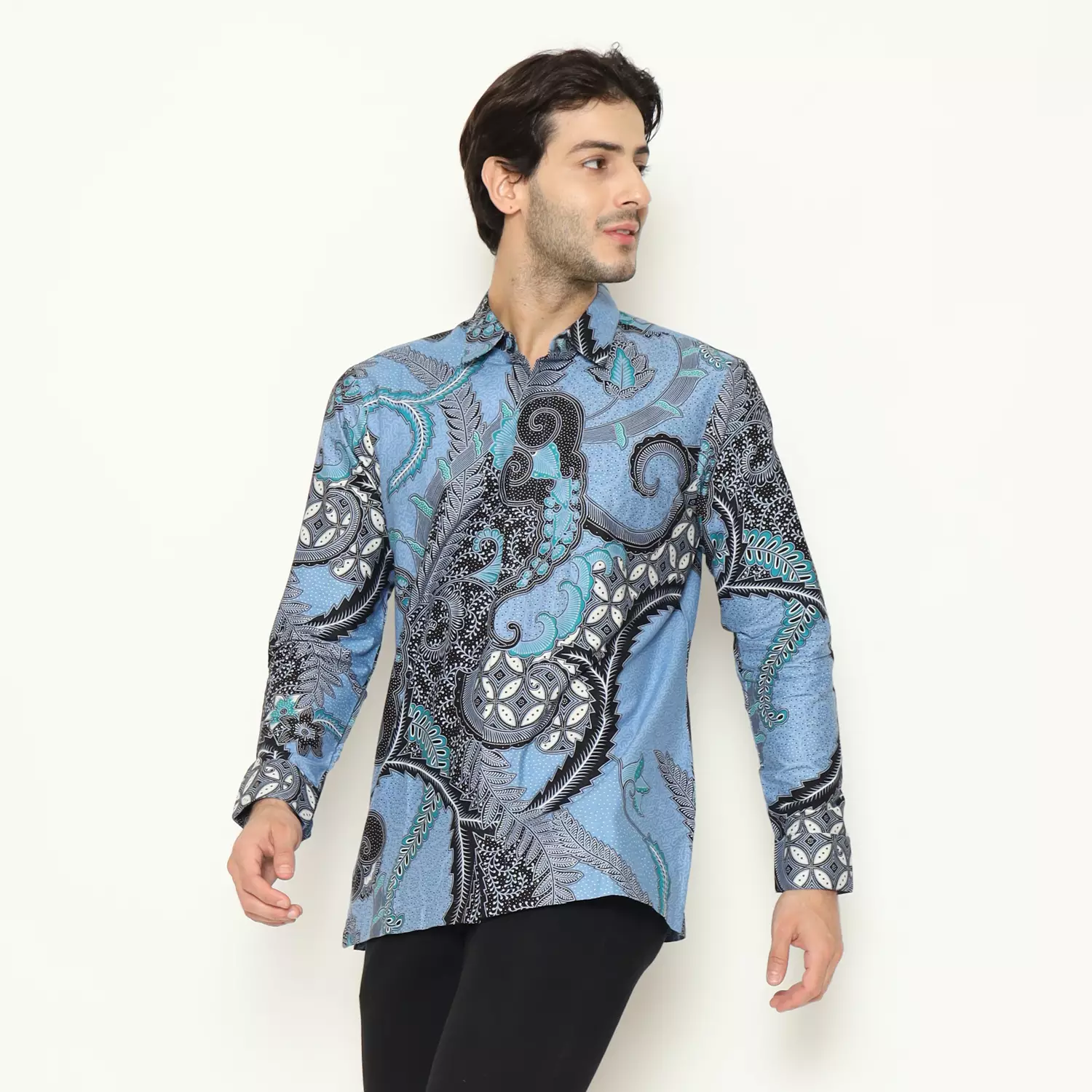 Kemeja Batik Pria - Bhatara Batik Landon - Atasan Kemeja Batik Lengan Panjang
