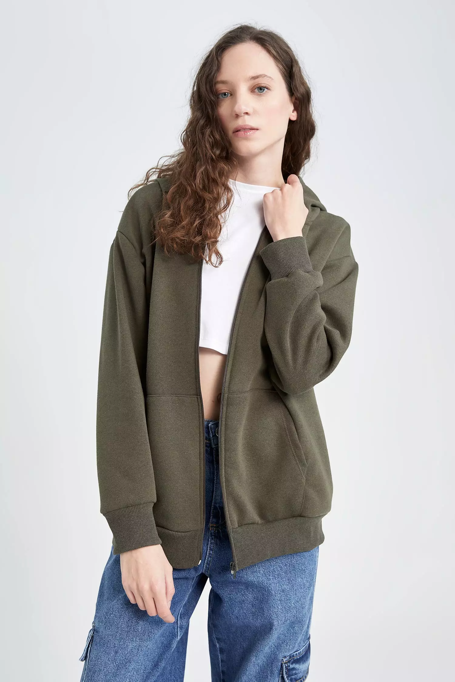 Defacto discount oversize sweatshirt