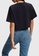 ESPRIT black ESPRIT Ambigram CHEST EMBROIDERY CROPPED TEE E0003AA4BBF8B5GS_3