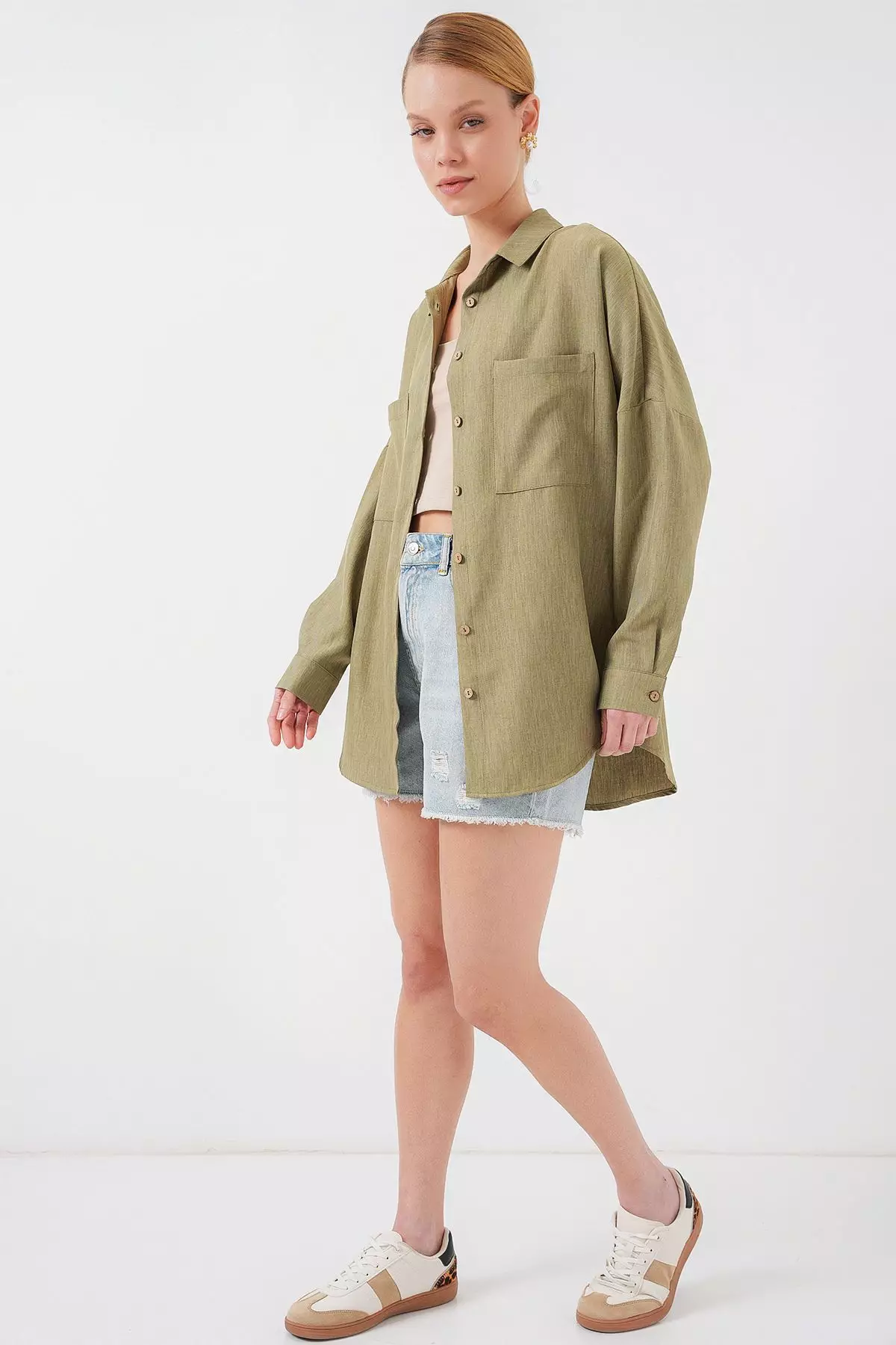 Oversized Linen Shirt