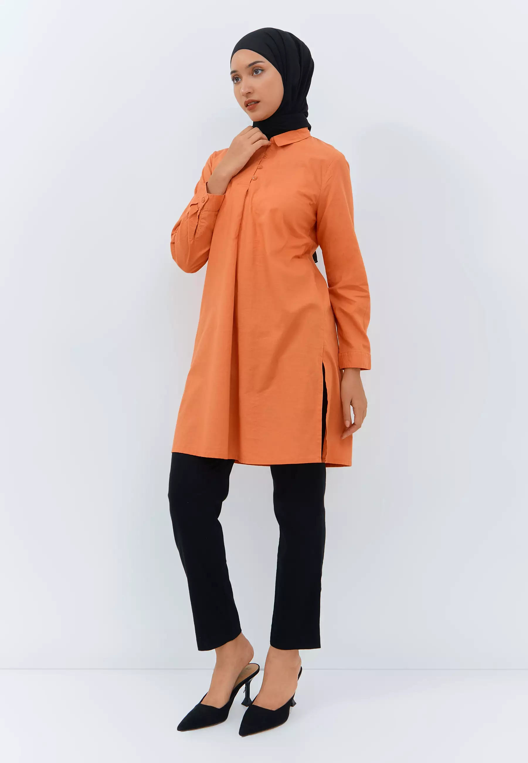 Humaira Orange Tunic (G.1708)