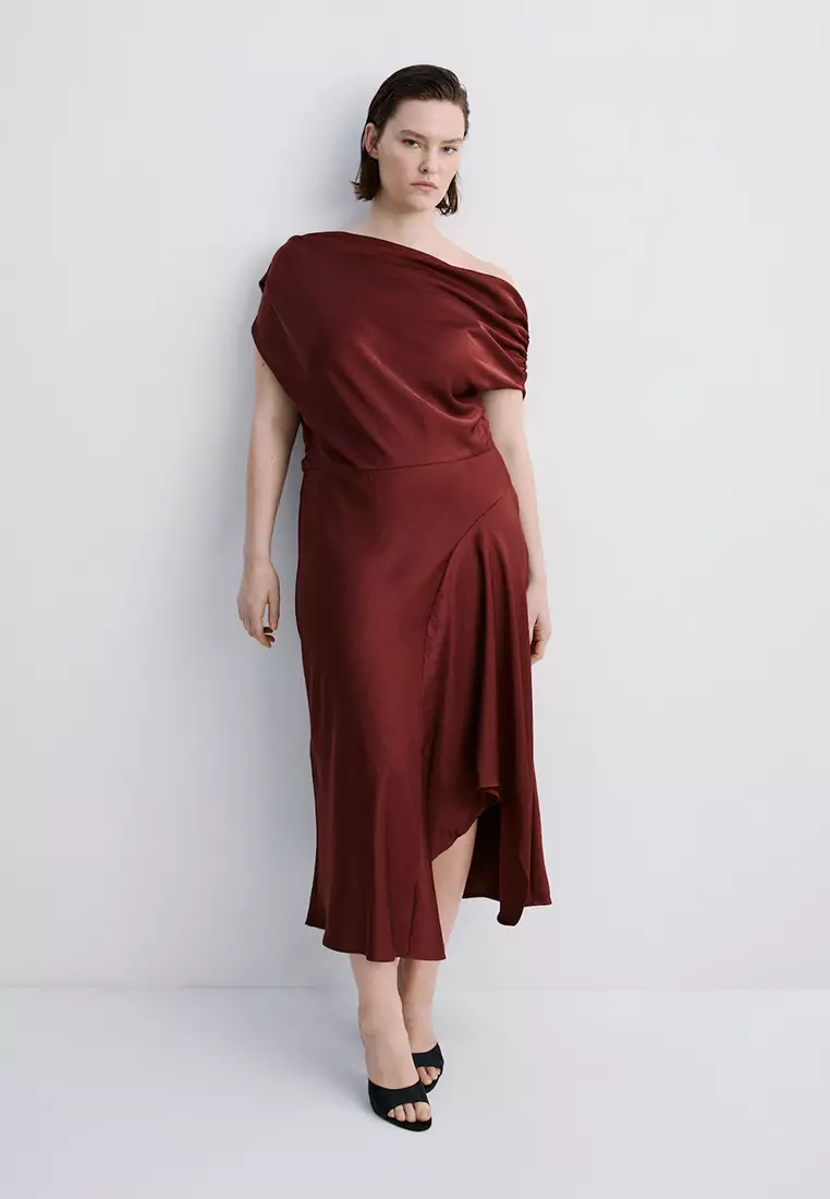 Asymmetrical Flared Dress
