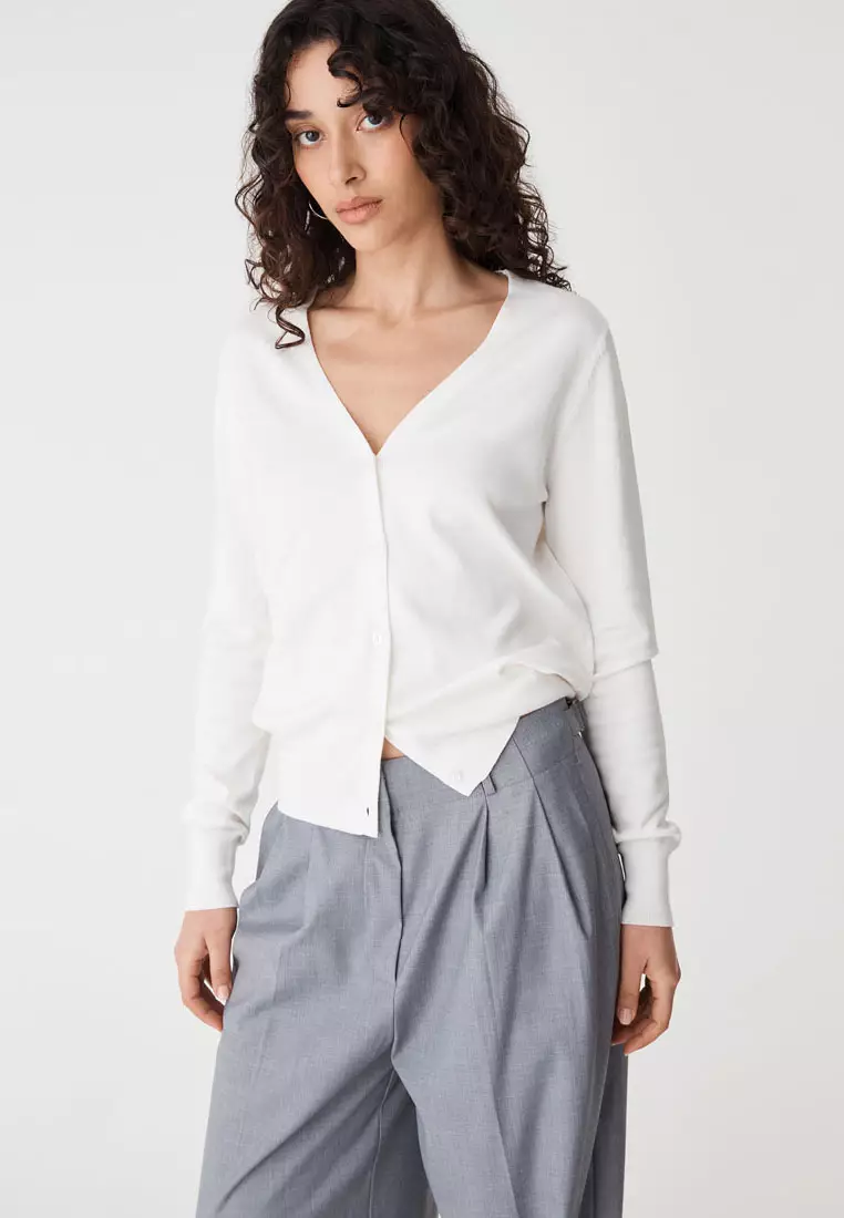 Nicolette V-Neck Knit Cardigan