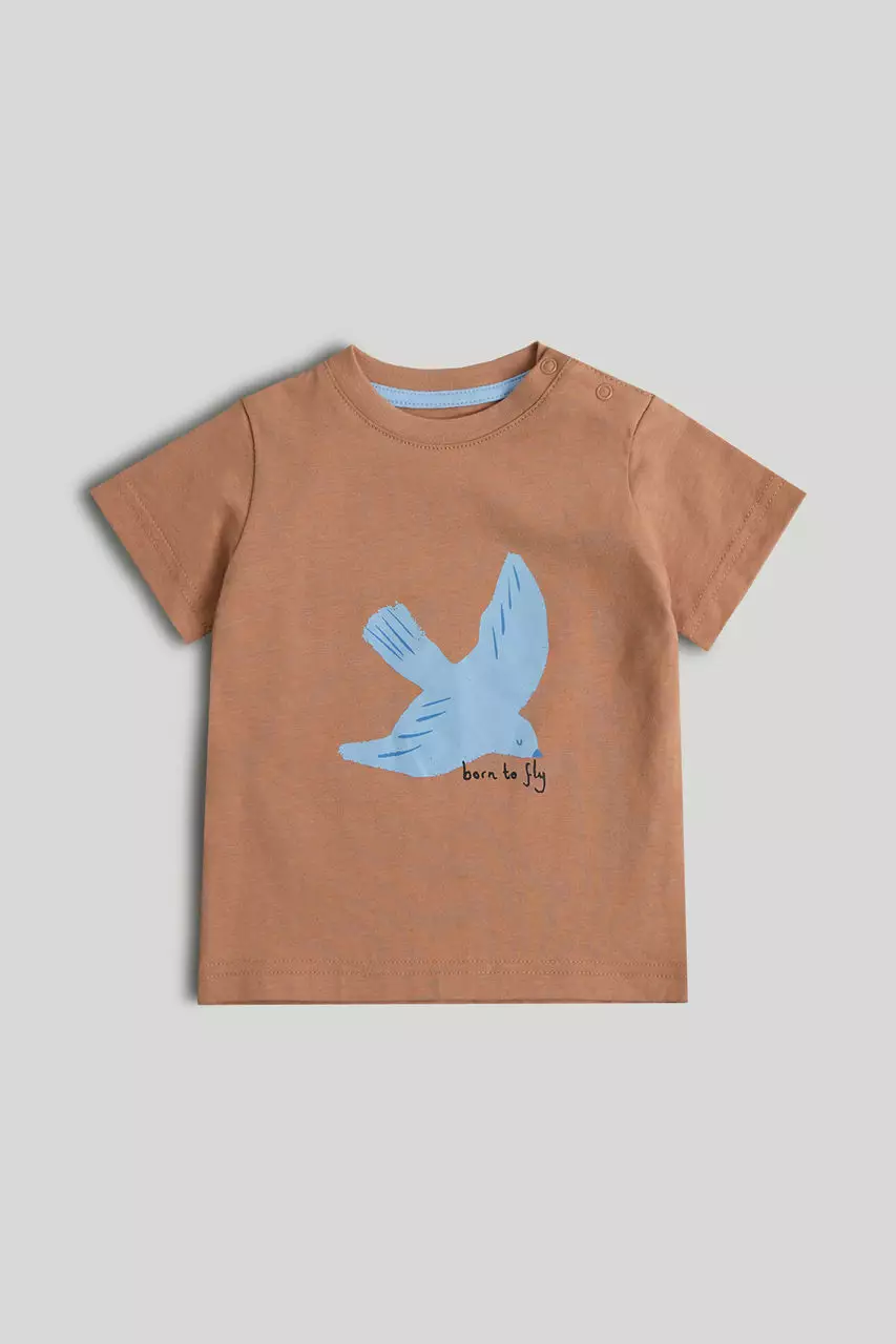 Mothercare Denim Shirt and T-Shirt Set - Set Baju Bayi Laki-laki (Biru)