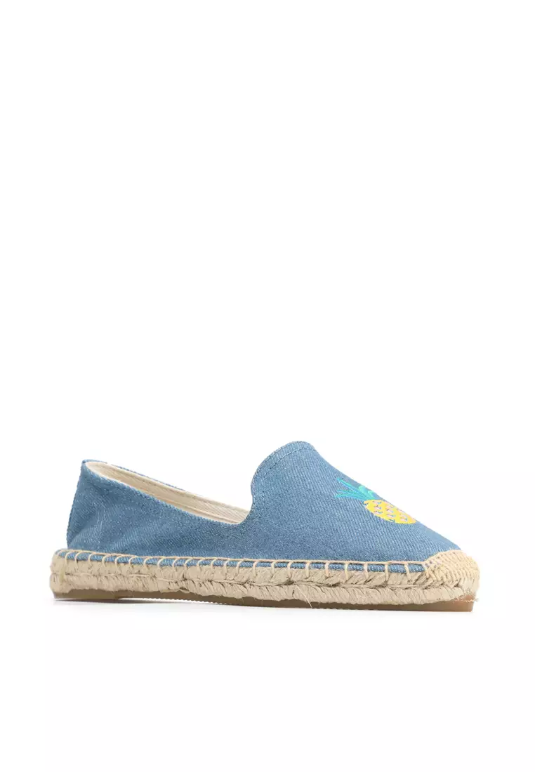 Embroidered Canvas Espadrilles HB45433