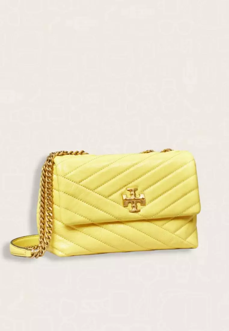 Jual TORY BURCH Tory Burch Kira Chevron Patent Small Convertible