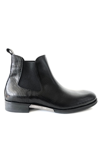 CERRUTI 1881 black CERRUTI 1881® Chelsea Men's Boots - Black 0FFEESH09E1C30GS_1