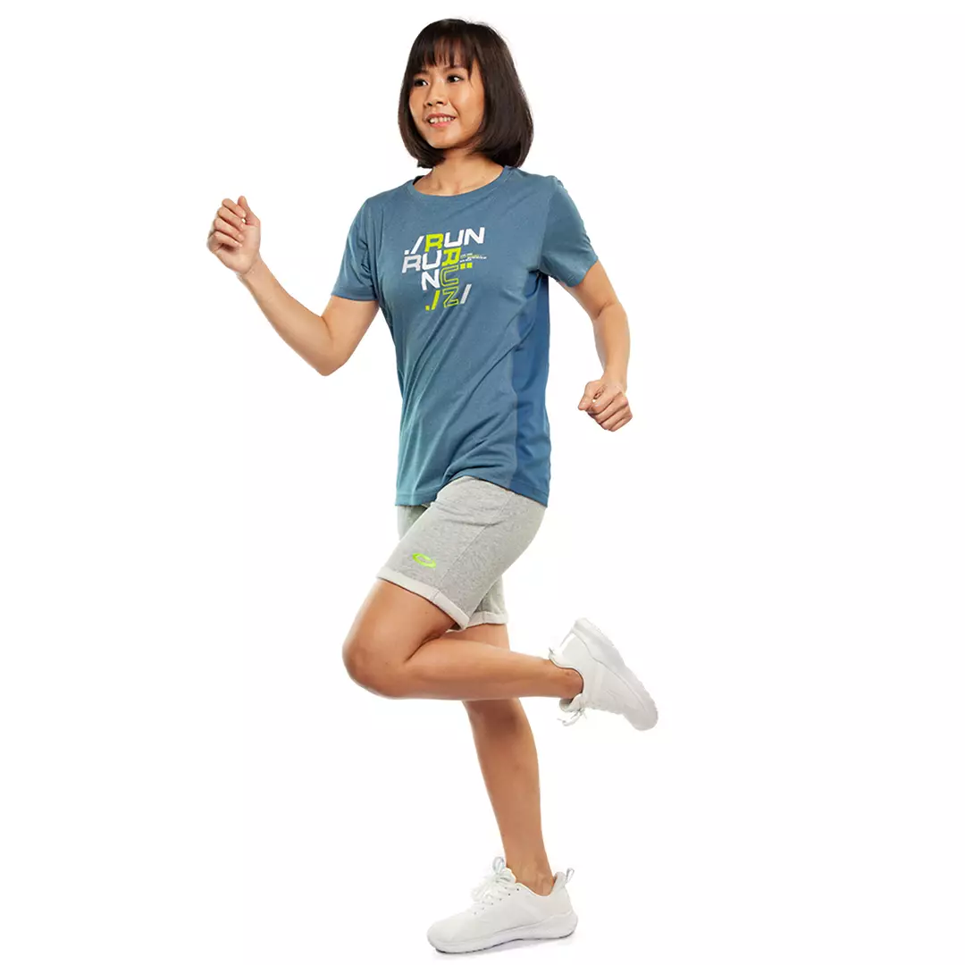 Baju Olahraga Wanita Lengan Pendek  Ladies Short Sleeve Top  Opelon