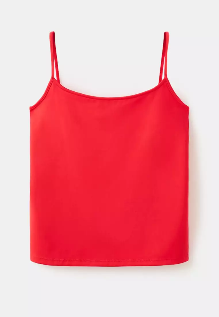 Fitted Top With Thin Straps