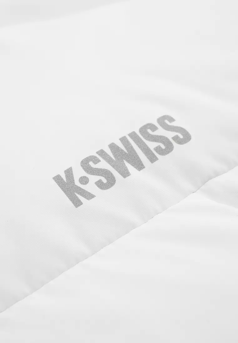 女裝 K-SWISS LOGO 防風長版鵝絨羽絨外套