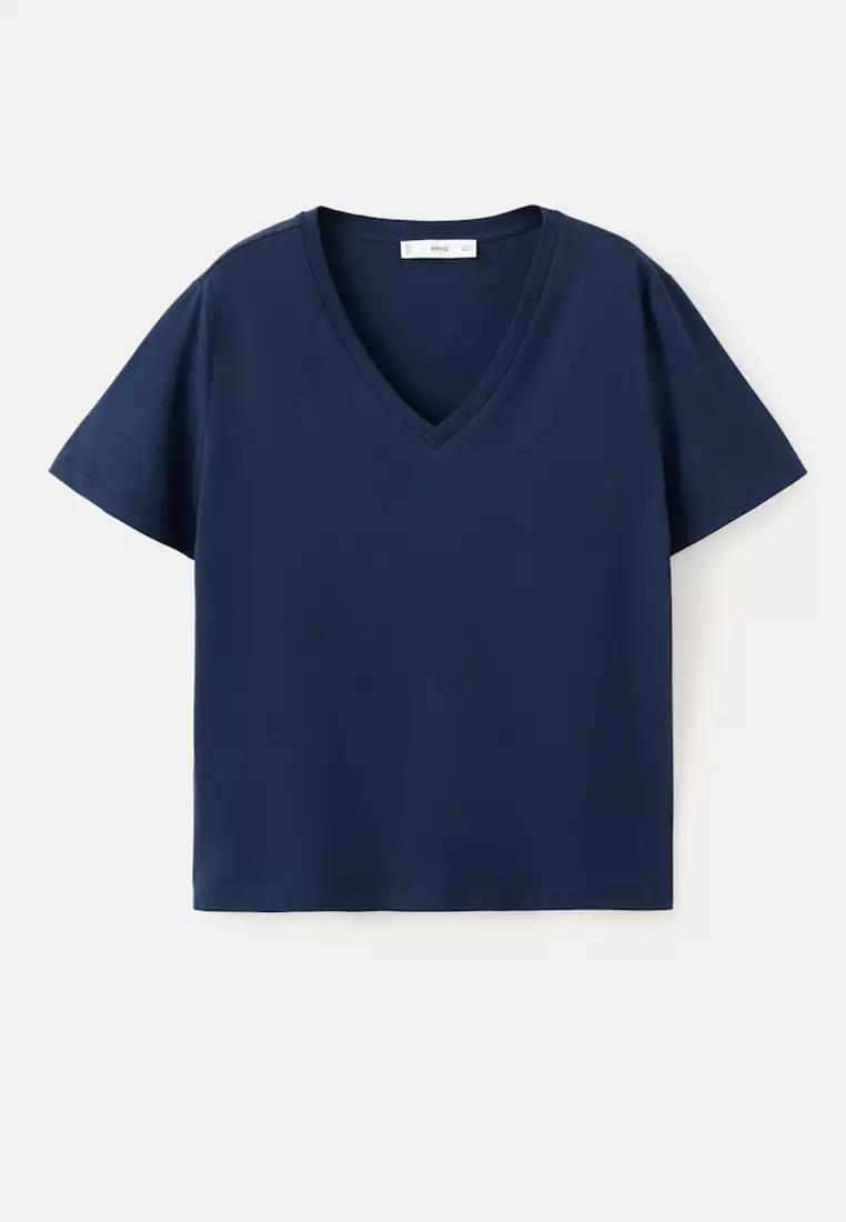 V-Neck Cotton T-Shirt