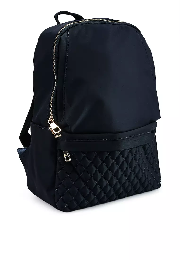 Quilted Nylon Backpack