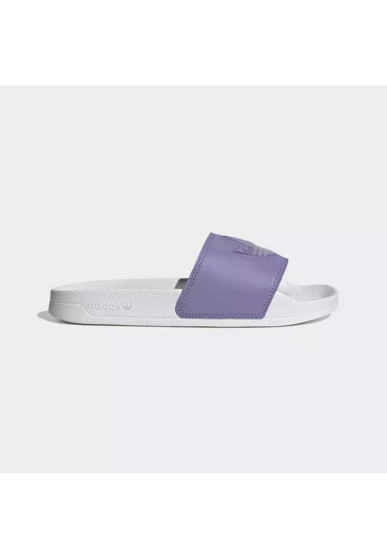 Purple adidas clearance slides