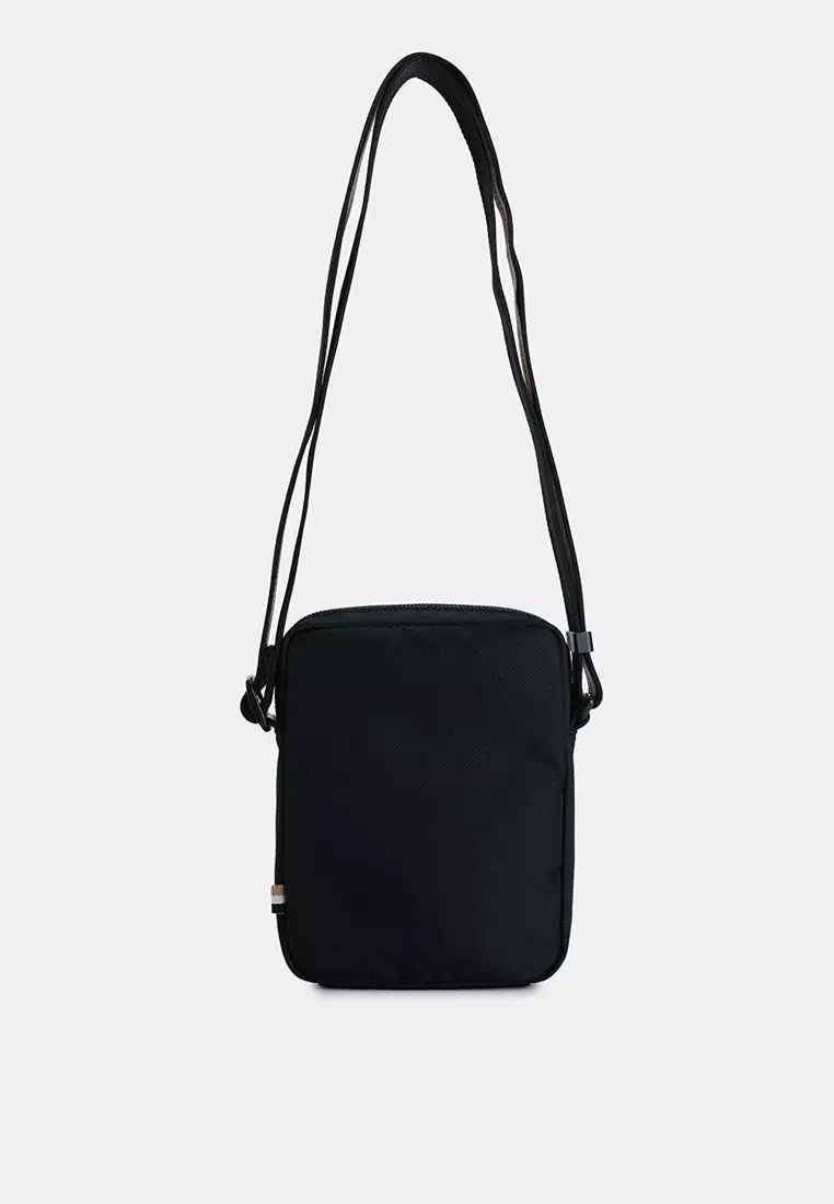 Raised Logo Structured Crossbody Bag - BOSS Mainline