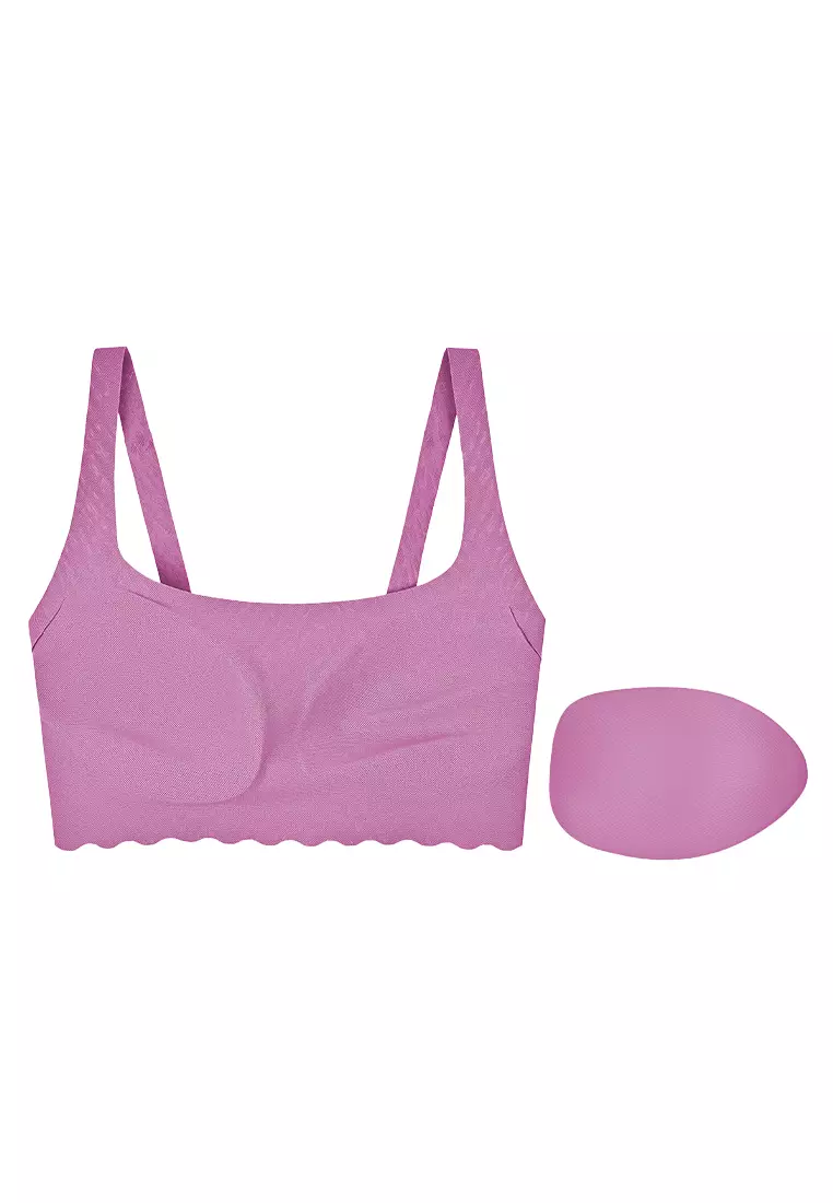 Sloggi ZERO Feel Bliss Top Bra for Women - Pink Pearl