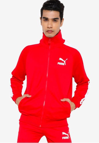 PUMA red Iconic T7 Men's Track Jacket 01A5FAA3C8FB2EGS_1